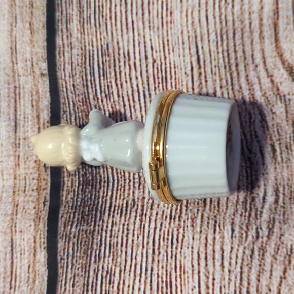 Precious Moments Hinged Trinket Box Porcelain - Picture 4 of 4